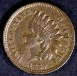 1859 INDIAN CENT XF