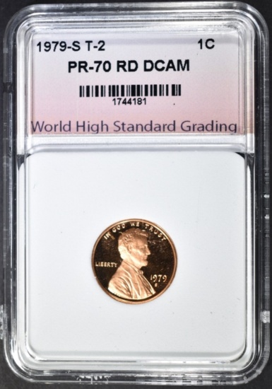 1979-S T-2 LINCOLN CENT WSHG PERFECT Prf  RD DCAM