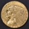 1914-D GOLD $2.5 INDIAN  CH BU