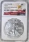 2016 AMERICAN SILVER EAGLE NGC MS-69
