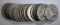 ROLL MIXED DATE BARBER HALF DOLLARS