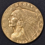 1929 GOLD $2.5 INDIAN  CH/GEM BU