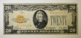 1928 $20 GOLD CERTIFICATE VG