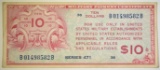 $10 SERIES 471 MILITARY PAYMENT CERTIFICATE XF