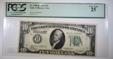 1928 $10 FEDERAL RESERVE NOTE PCGS VF-25