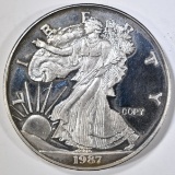 TWO OUNCE .999 SILVER ROUND