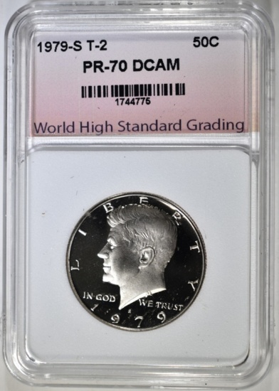 1979-S T-2 KENNEDY HALF, PERFECT GEM PROOF DCAM