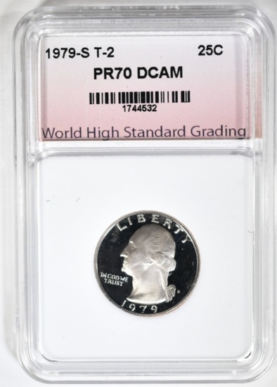 1979-S T-2 QUARTER WHSG PERFECT GEM PR DCAM