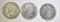 1879, 1880 & 1882-O NICE CIRC MORGAN DOLLARS