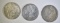 1883, 1884 & 1884-O NICE CIRC MORGAN DOLLARS