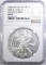2008-W REV. OF 07 BURNISHED SILVER EAGLE NGC MS-69