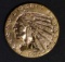 1915 $5 GOLD INDIAN AU/BU