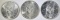 3-1964 CANADIAN SILVER DOLLARS