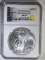 2012 SILVER EAGLE NGC MS-69 EARLY RELEASES