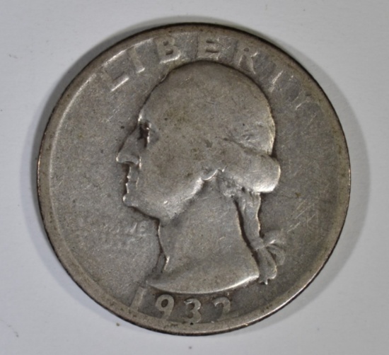 1932-D WASHINGTON QUARTER VG