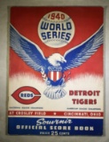 1940 WORLD SERIES PROGRAM REDS VS TIGERS