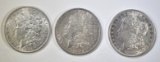 1880, 1882-O & 1883 NICE CIRC MORGAN DOLLARS