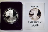 1988 PROOF AMERICAN SILVER EAGLE ORIG BOX/COA