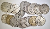 ROLL MIXED DATE 90% SILVER HALF DOLLARS