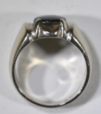 14K GOLD MEN'S RING SIZE 9 W/ GEMSTONE