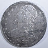 1837 BUST HALF DOLLAR VF