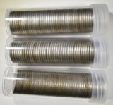 3 ROLLS MIXED DATE LIBERTY NICKELS 90% SILVER
