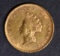 1854 TYPE 2 GOLD DOLLAR  NICE BU