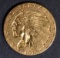 1915 $2.5 GOLD INDIAN  CH BU