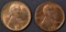 1927 & 28 LINCOLN CENTS  GEM BU