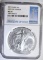 2015 SILVER EAGLE NGC MS-70 FIRST DAY