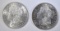 1880-S & 82 MORGAN DOLLARS  CH BU