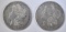 1882-O & 83-S MORGAN DOLLARS  XF
