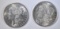 2 1887-S MORGAN DOLLARS  CH AU