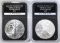 2010 & 2011 SILVER EAGLES