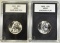 2-1958 WASHINGTON QUARTERS GEM BU