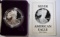 1989 PROOF AMERICAN SILVER EAGLE ORIG BOX/COA