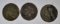 1851, 52, & 53 3-CENT SILVER PIECES.