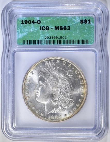 1904-O MORGAN DOLLAR ICG MS-63