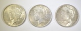 3-1922 XF OR BETTER PEACE DOLLARS