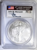 2013 SILVER EAGLE PCGS MS-70 1st STRIKE MERCANTI