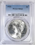 1923 PEACE DOLLAR  PCGS MS-63