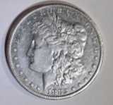 1882-CC MORGAN DOLLAR  XF/AU
