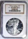 1987-S AMERICAN SILVER EAGLE PF-69 ULTRA CAMEO