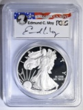 2012-W SILVER EAGLE PCGS PR-69 DCAM EDMOND MOY