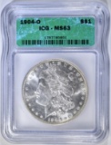 1904-O MORGAN DOLLAR ICG MS-63