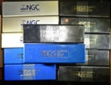 12-NICE USED SLABBED COIN PLASTIC BOXES