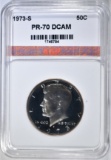 1973-S KENNEDY HALF AGP PERFECT PR DCAM