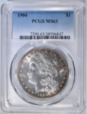 1904 MORGAN DOLLAR PCGS MS-63