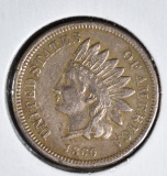 1860 INDIAN HEAD CENT  VF