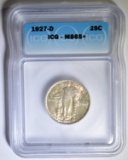 1927-D STANDING LIBERTY QUARTER  ICG MS-65+